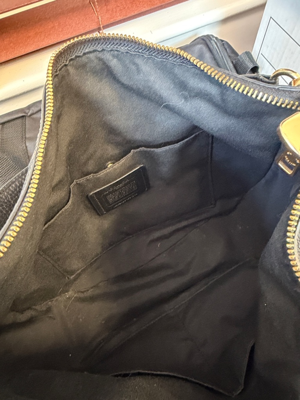 Coach Black Leather Shoulder Bag - Picture 16 of 16